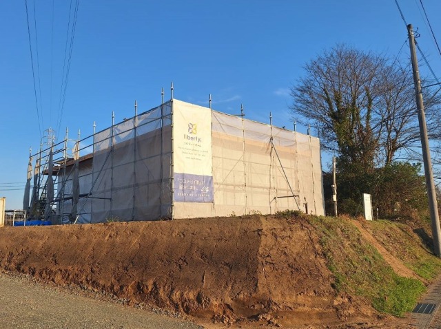 上棟しました。